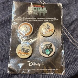 Disney Star Wars Boba Fett Button Collection